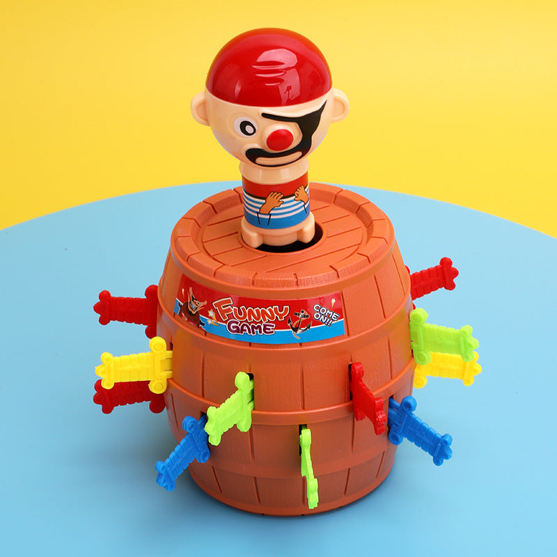 Pirate Bucket Tricky Toy Douyin Mini Bucket Sword Decompression Spoof Board Game Party Interactive Novelty Toy