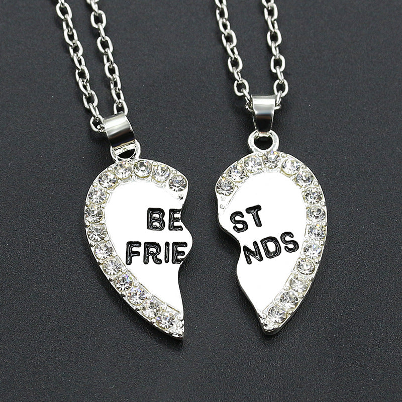 NO.25-Love English pendant alloy necklace