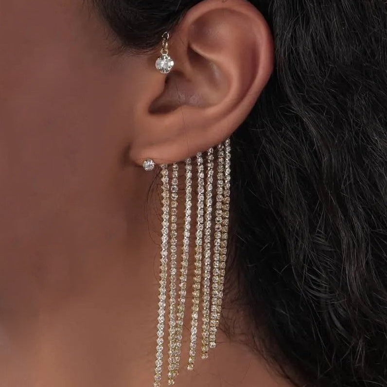 NO.6-woman earrings earring cuff