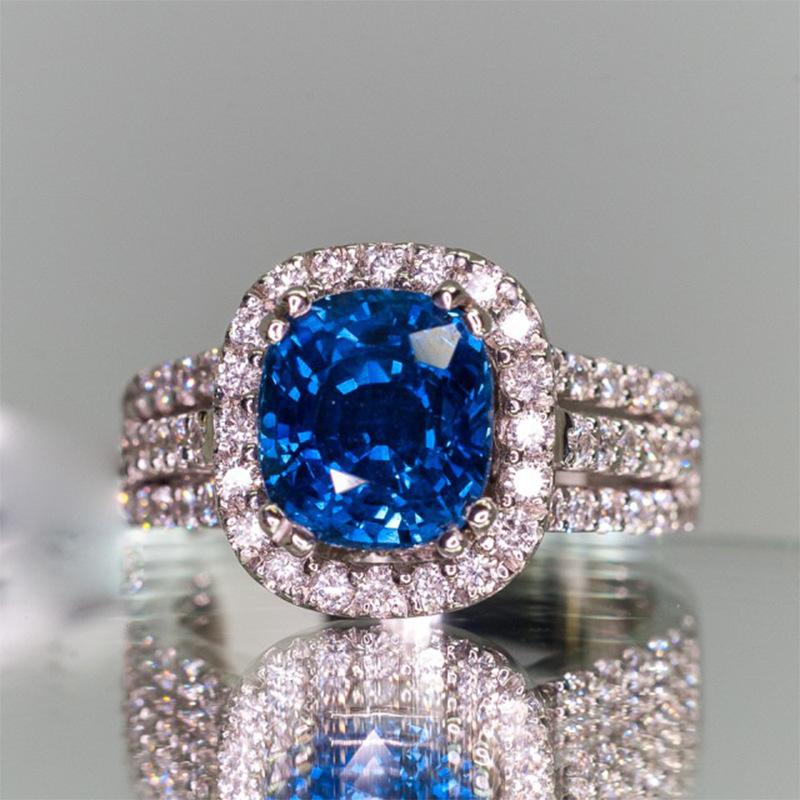Nr. 72 - Damenmode-Design, wunderschöner dunkelblauer Ring