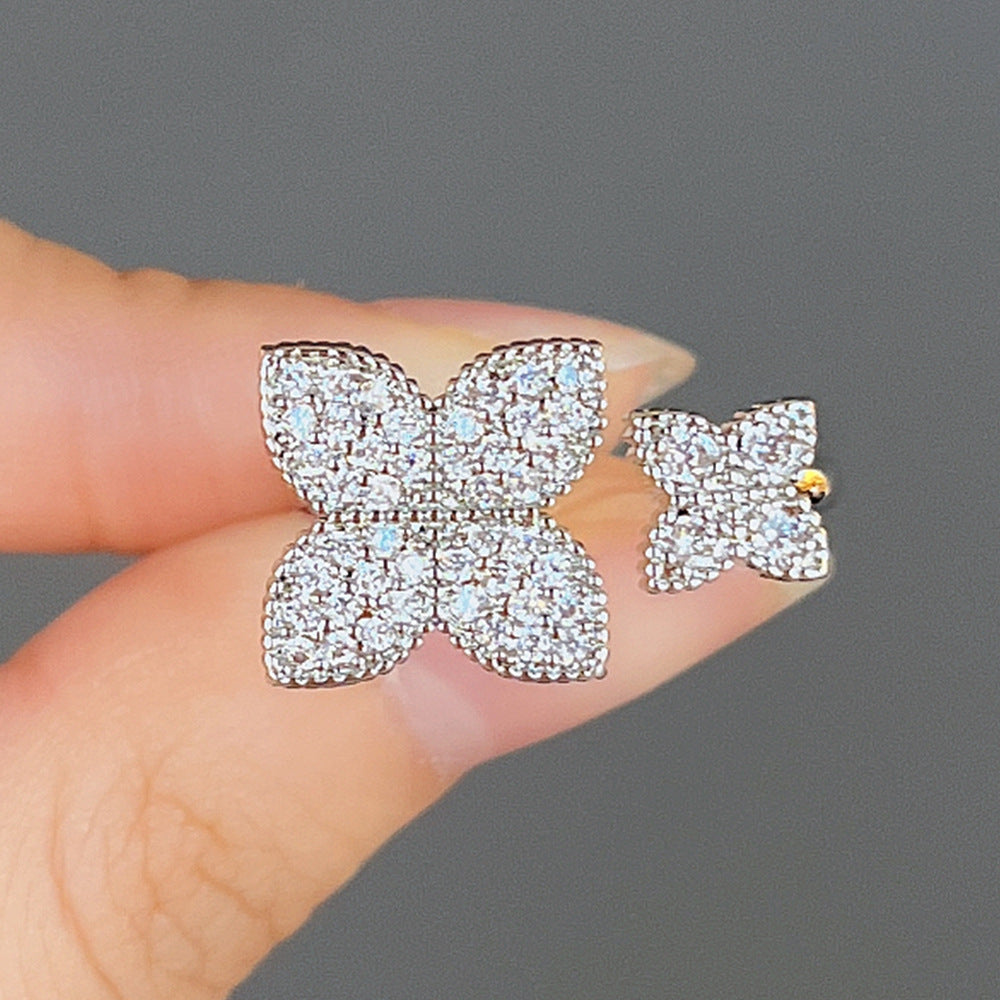 Nr. 11 - Mode Öffnung verstellbarer Fingerring Hochzeitsfeier weiblicher Ring