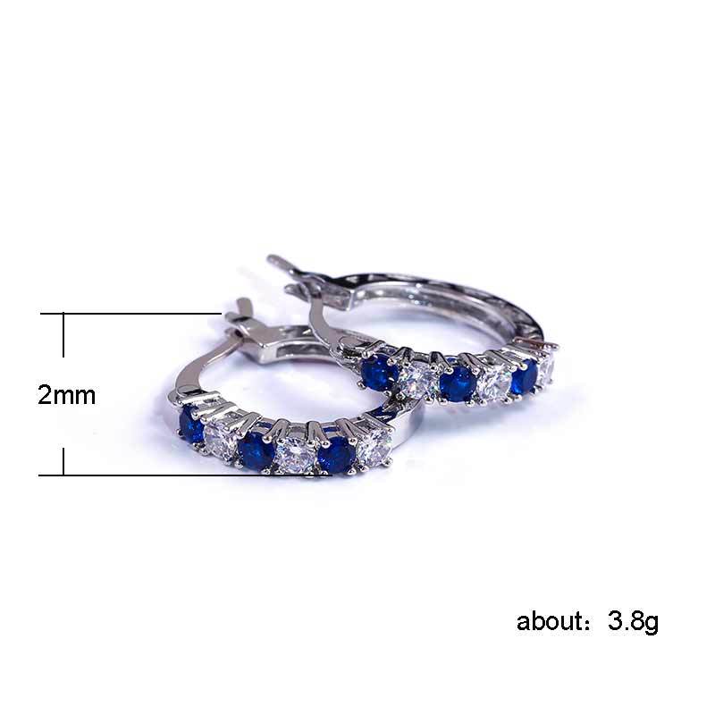 NO.4-Ladies fashion jewelry, exquisite cute little hoop earrings